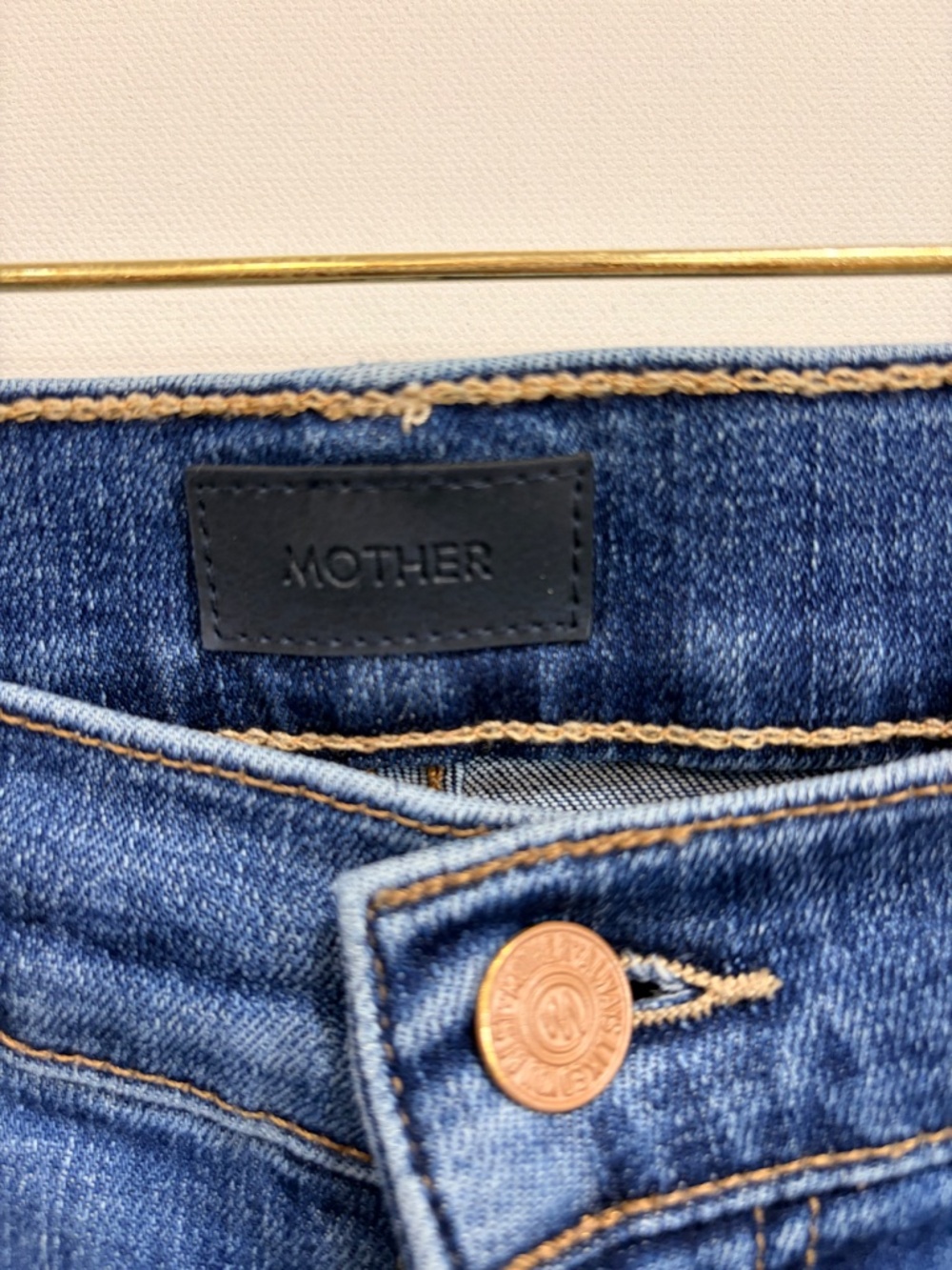 MOTHER Down Low Weekender Heel Jeans 27 Petite 25" Inseam - Picture 11 of 11